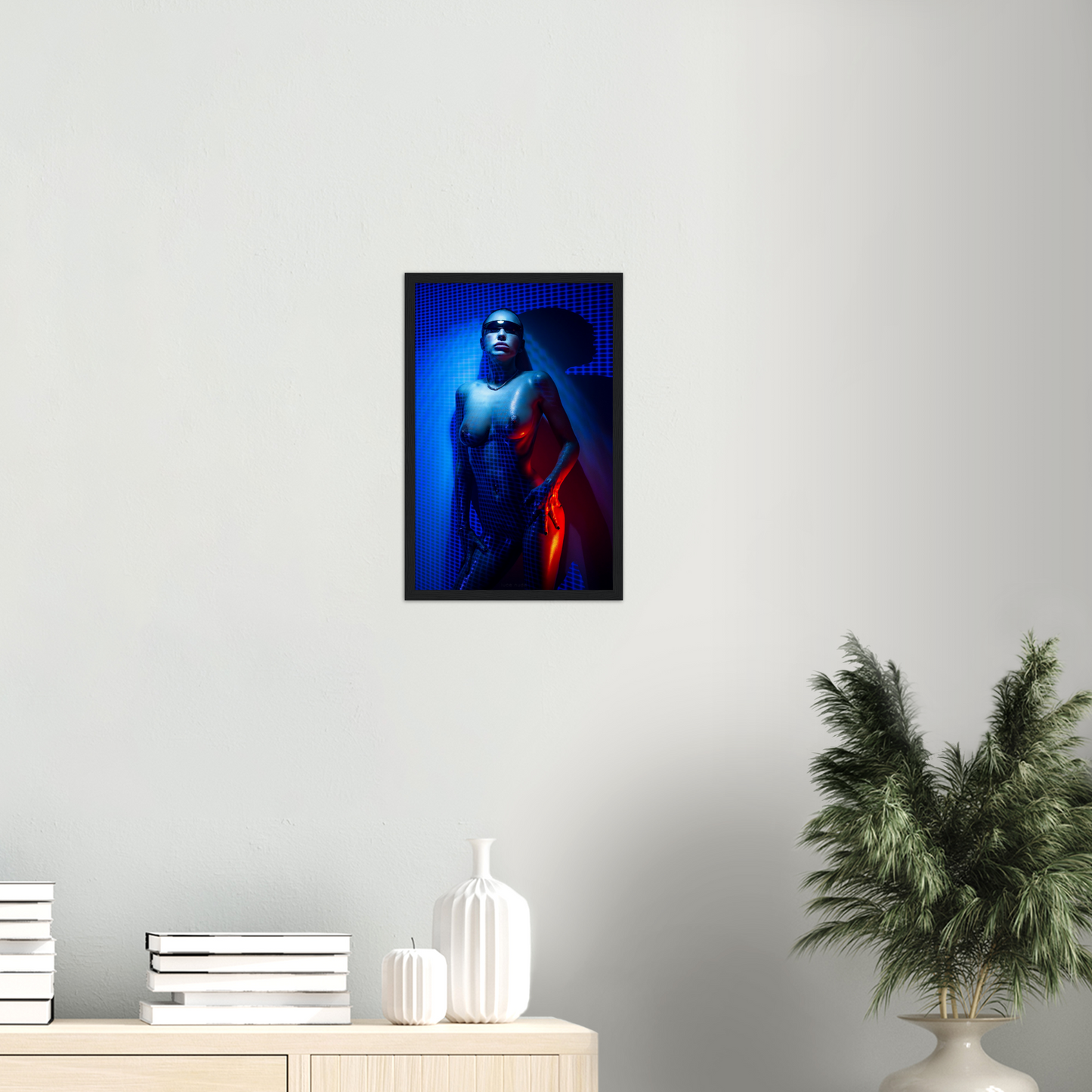 Premium Semi-Glossy Paper Wooden Framed Poster