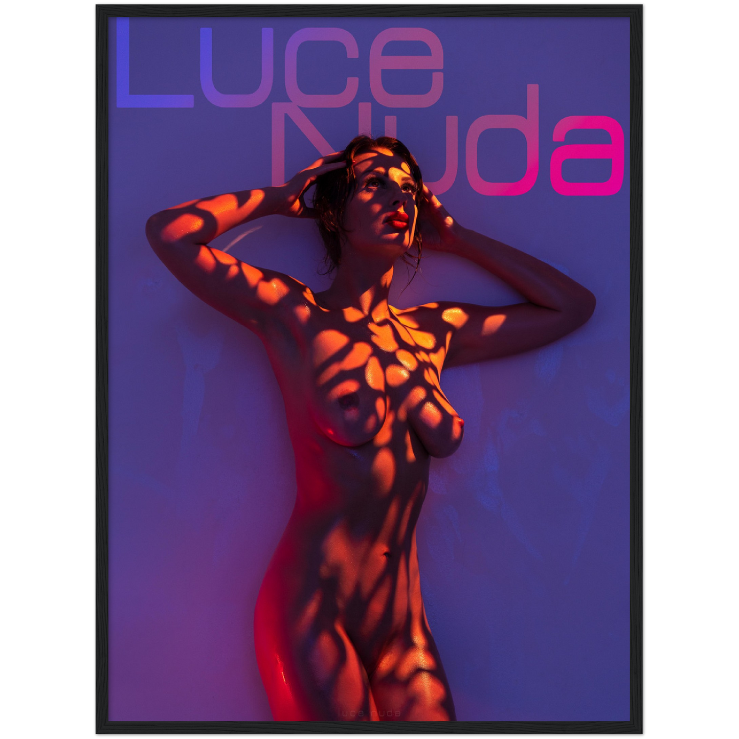 Premium Semi-Glossy Paper Wooden Framed Poster
