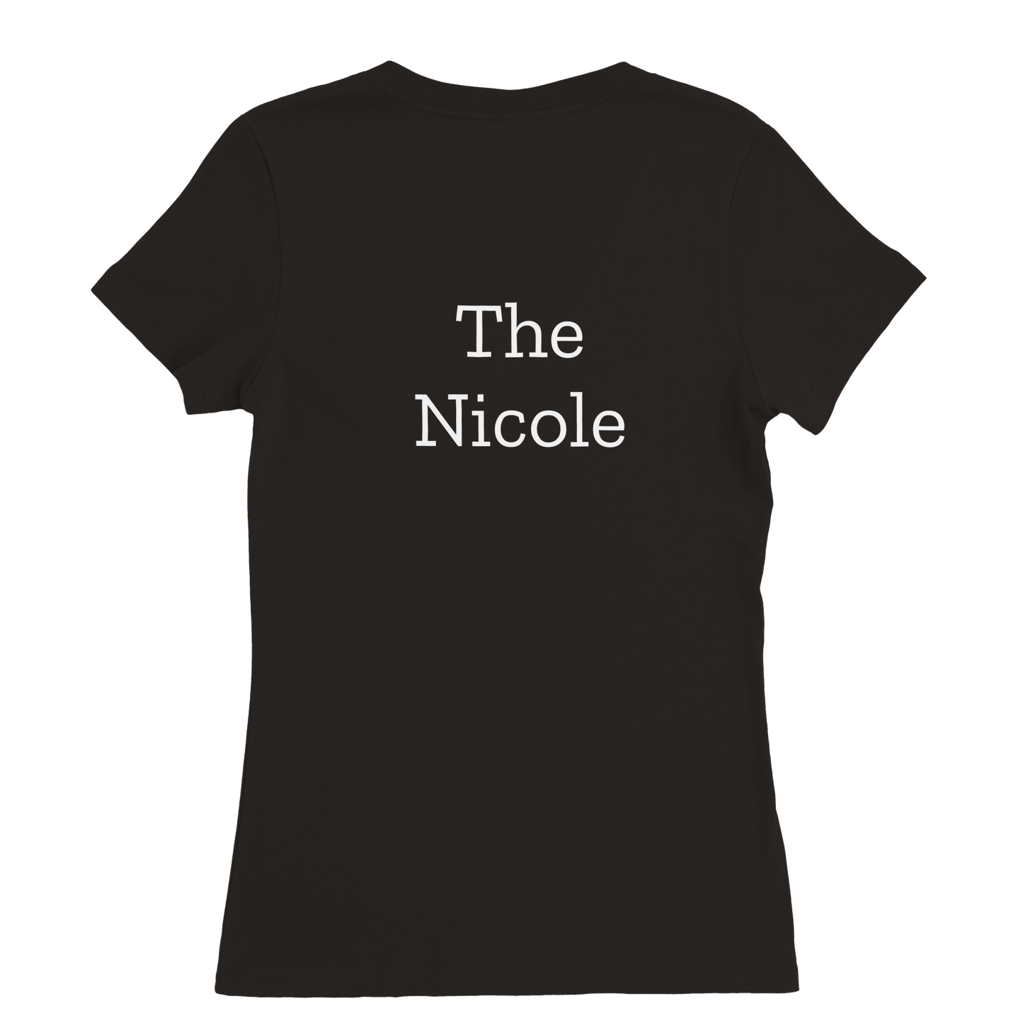 The Nicole Premium Womens V-Neck T-shirt