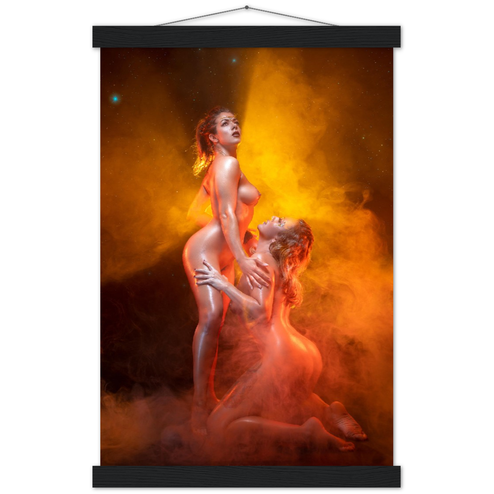 Sorceress of the Secret Fire - Premium Semi-Glossy Paper Poster & Hanger