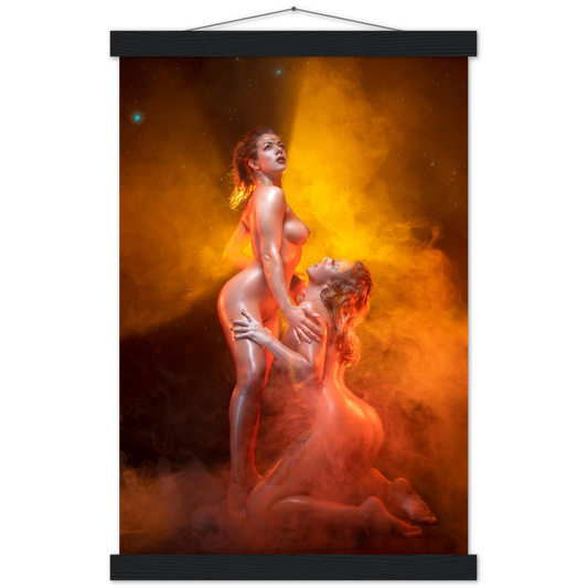 Sorceress of the Secret Fire - Premium Semi-Glossy Paper Poster & Hanger